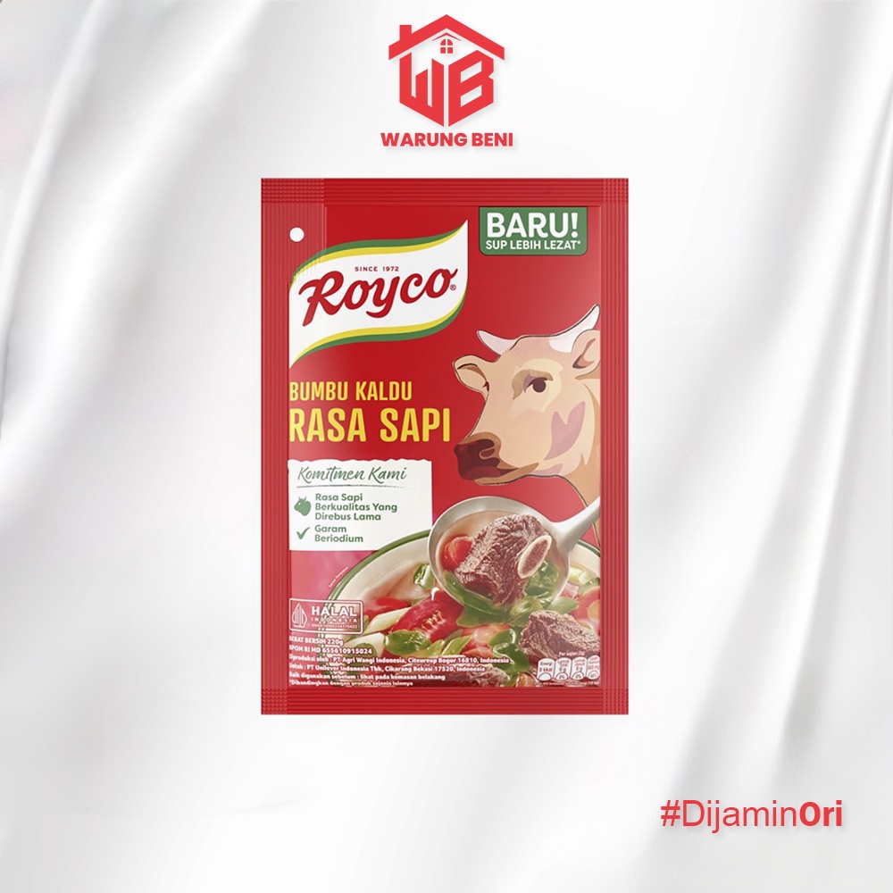 

Royco Bumbu Kaldu Sapi Penyedap Rasa 230g - Penyedap Makanan