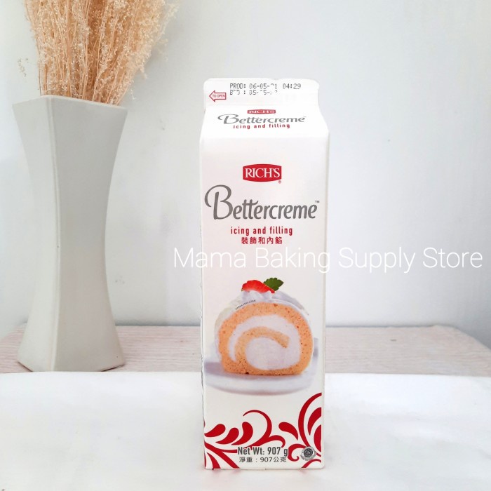 

Promo Rich Rich'S Bettercreme Bettercream Whipping Cream Topping And Filling