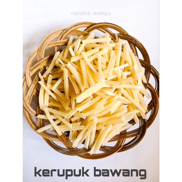 

KERUPUK BAWANG ENAK GURIH RENYAHH NETTO 500gr