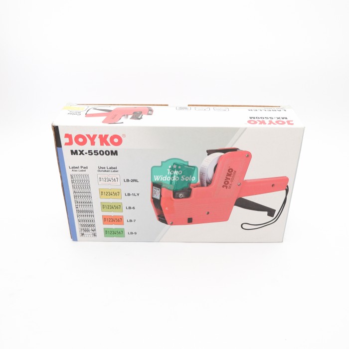 

Alat Tembak Label Harga Joyko MX-5500M 1 Line