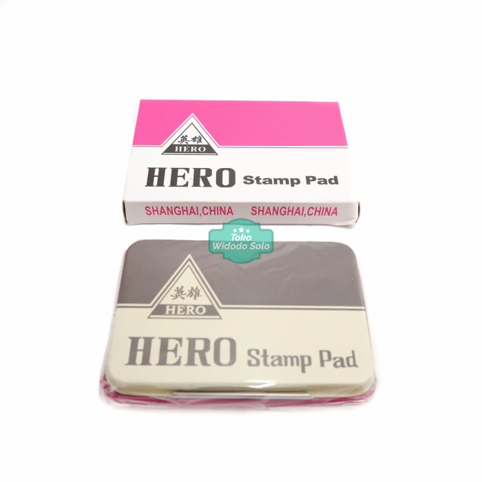 

Stamp Pad Hero Kecil 7x10cm Bantalan Stempel Tinta Ungu