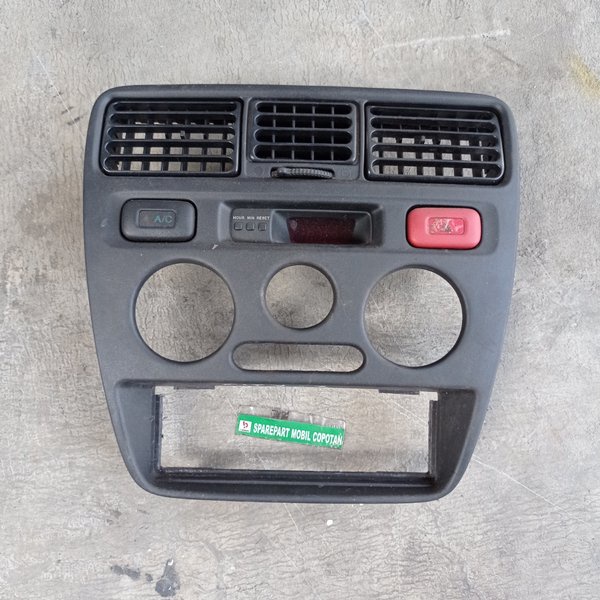 Cover Frame Head Unit Plus Gril Kisi Ac Jam Switch Hazard A/C Dashboard Honda City Type Z City-Z