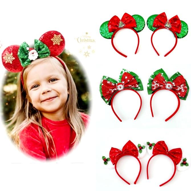 

Bando Natal Pita Gliter Bando Kuping Mickey Kostum Santa Anak Murah Original