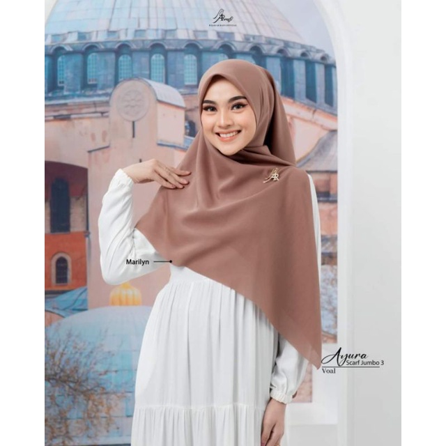 Hijab Dewasa Segiempat//Ayura Scraft Jumbo//AR RAFFI