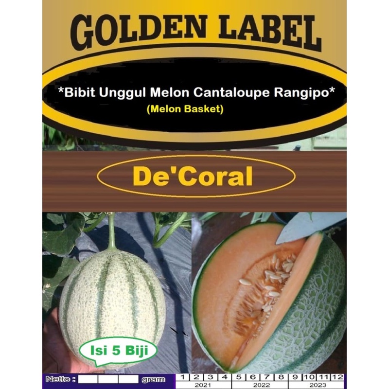 Bibit Melon Cantaloupe Rangipo| Melon Basket | Melon Cantelope Rangipo