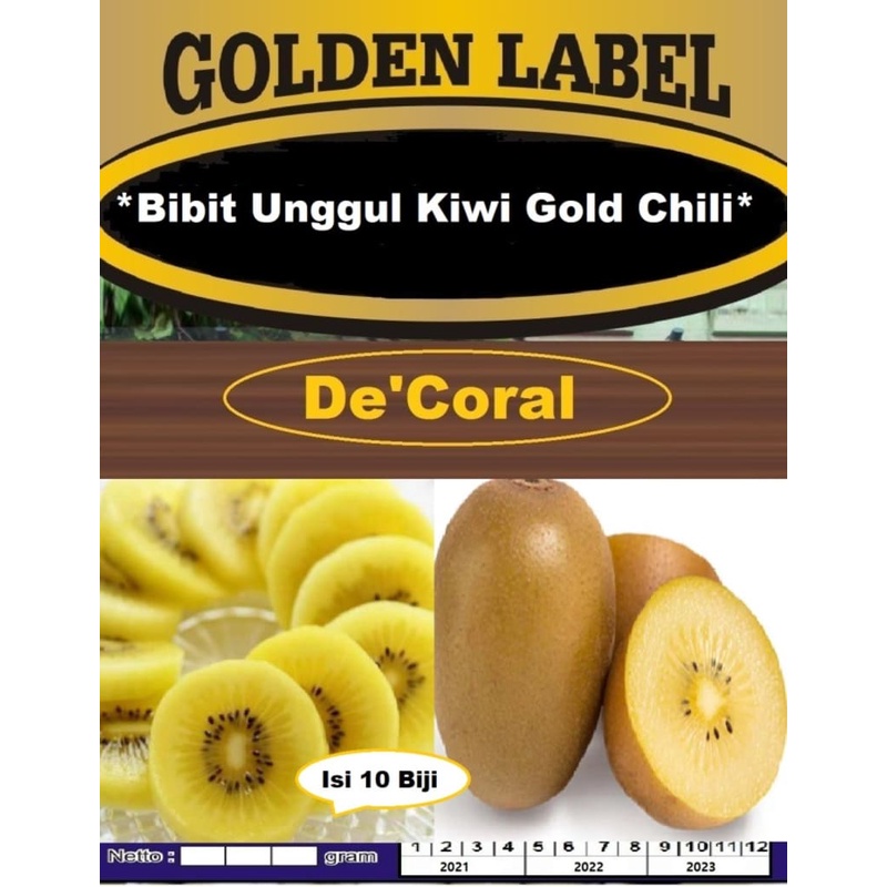 Bibit Unggul Kiwi Gold Chili | Benih Kiwi Gold Chile | Bibit Kiwi Gold