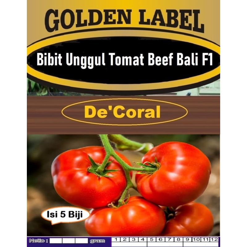 Bibit Unggul Tomat Beef Bali F1 | Biji Benih Tomat Beef Bali F1