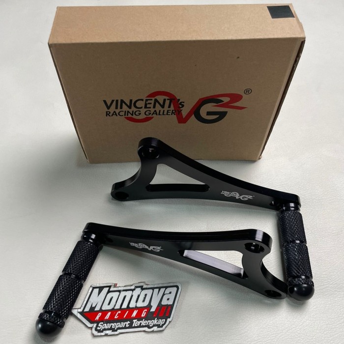 Footstep underbone Mio drag VRG hitam