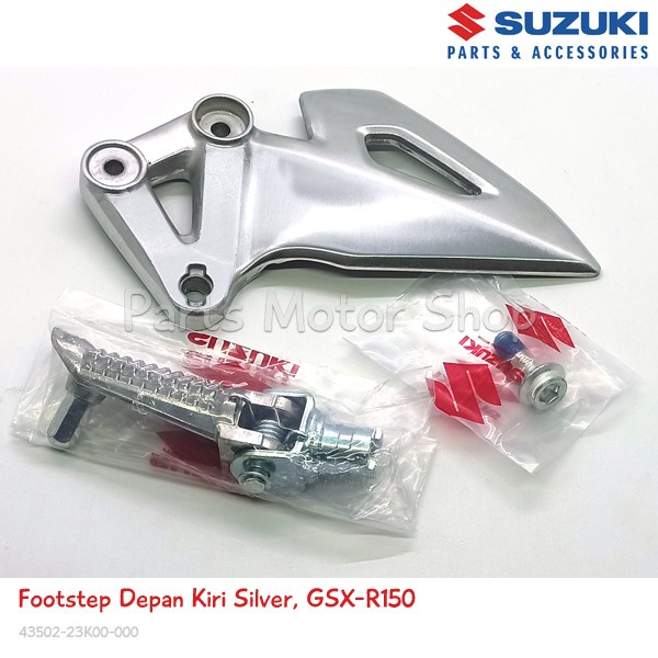 Footstep Depan Kiri Silver Original GSX-R150