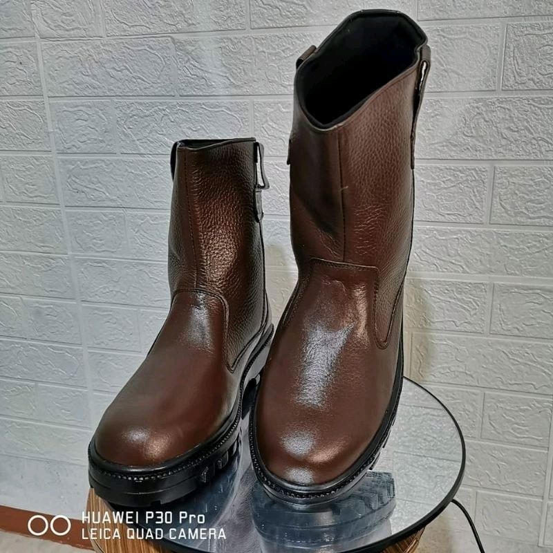 Sepatu Safety Kulit Pria King Ramses 805 ( Produksi Sendiri )