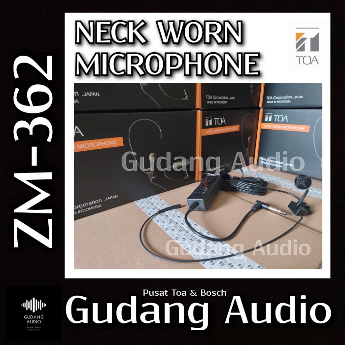 Mic Toa Microphone ZM-362 ZM 362 mikrofon leher