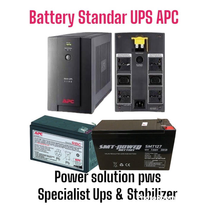Aki Baterai Battery Ups Apc 1100 / 12V 7AH