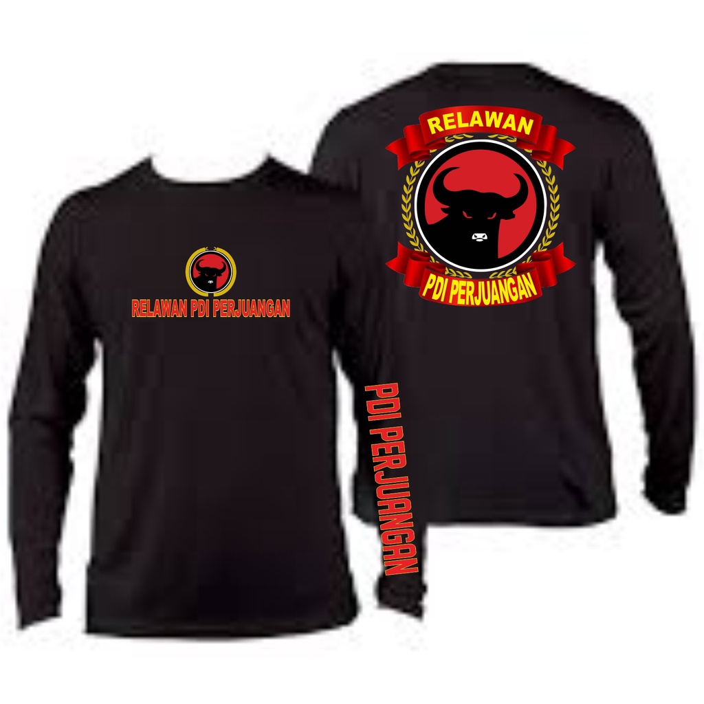 BARUU kaos partai pdi perjuangan banteng merah ASLI