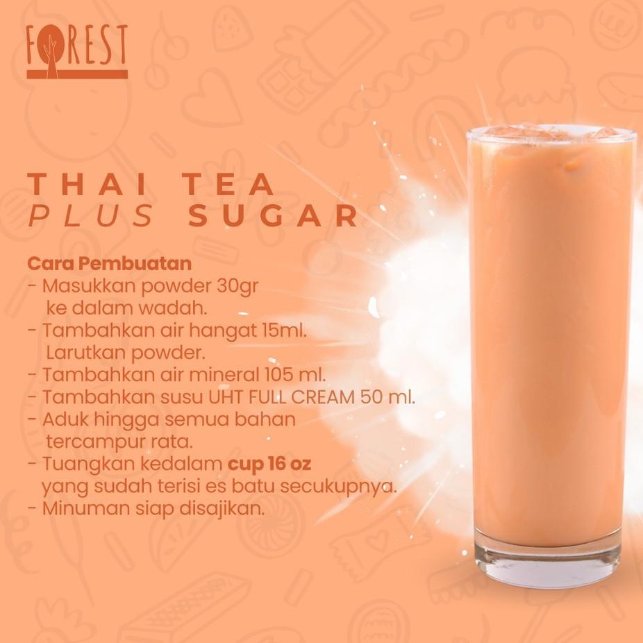

Update - Bubuk Minuman Rasa THAI TEA 1000g PLUS GULA - Forest Bubble Drink ,.