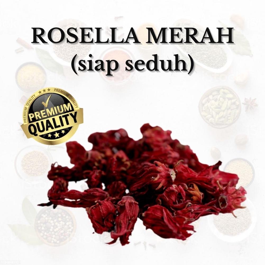 

Terjangkau - Bunga rosella merah kualitas super 100gr .,