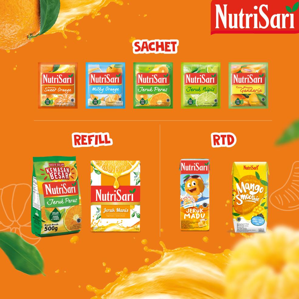 

Terbaik! NutriSari Jeruk Peras Powder Refill 500gr - Minuman Buah Vitamin C ~