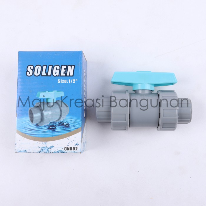 Ball Valve Watermur SOLIGEN 1/2 Inch Water Mur Stop Kran Keran CN 002
