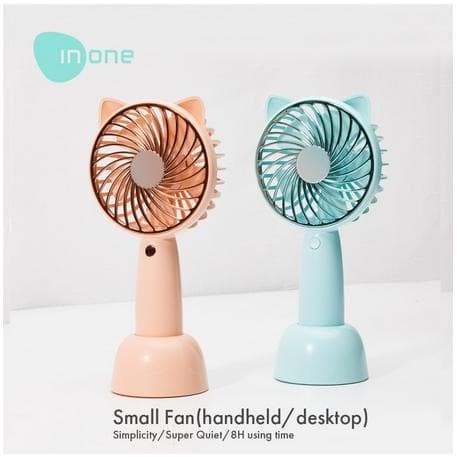 TERLARIS Inone Kipas Angin Portable Kipas Genggam Mini Hand Fan With Stand /KIPAS ANGIN MINI/KIPAS