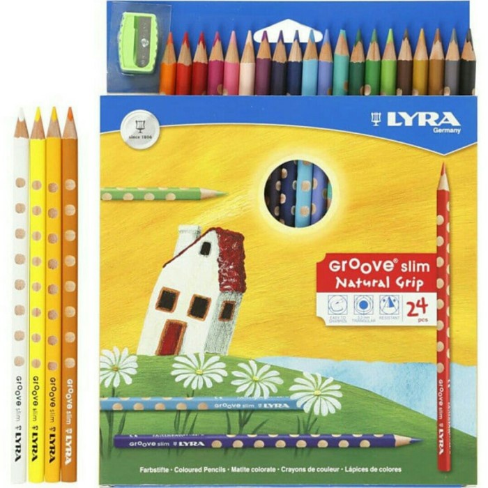 

LYRA GROOVE SLIM NATURAL GRIP 24 PCS