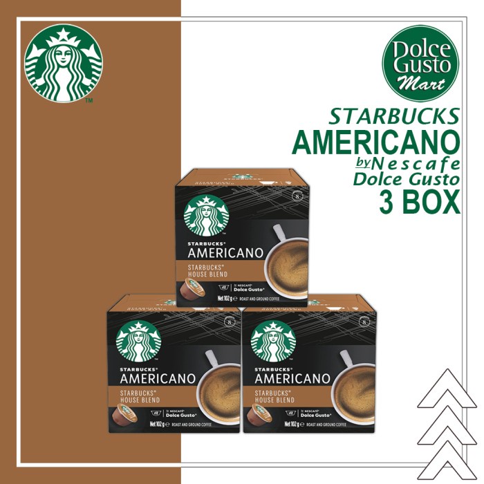 

Starbucks Capsule By Nescafe Dolce Gusto Americano House Blend 3 Box