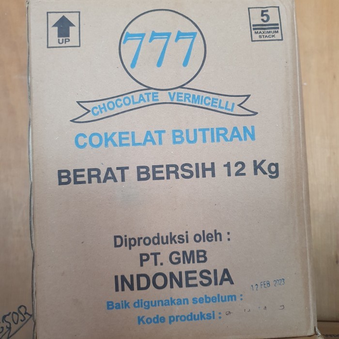 

Meses Cokelat 777 12kg Kargo