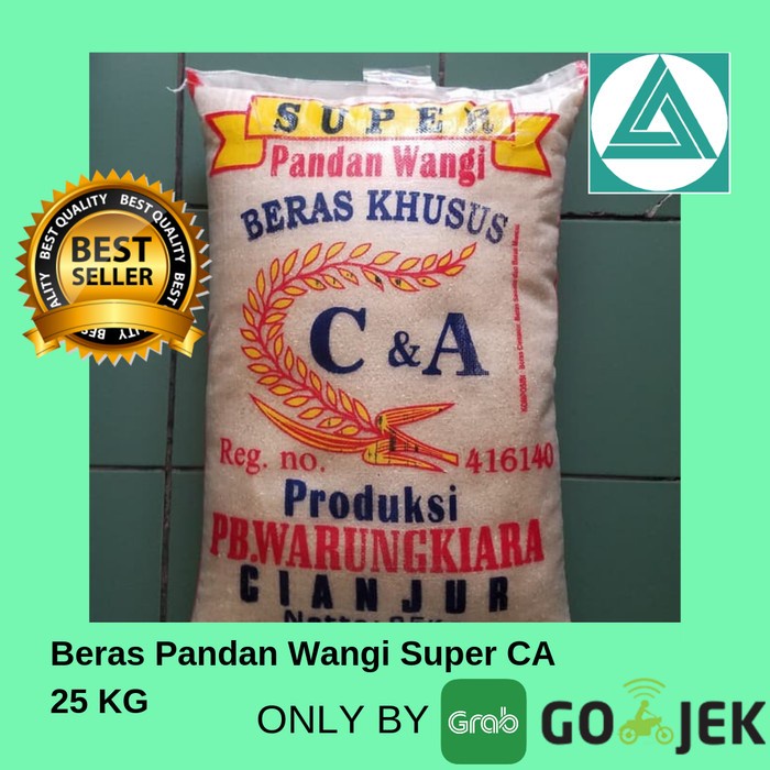 

Beras kepala pandan wangi Super CA 25kg KHUSUS KURIR INSTANT