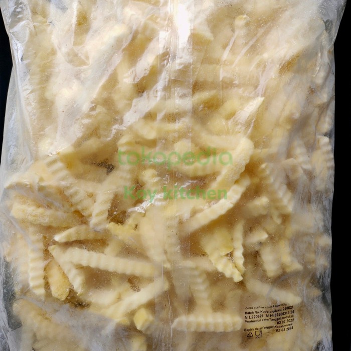 

Kentang crinkle cut 2.5 kg