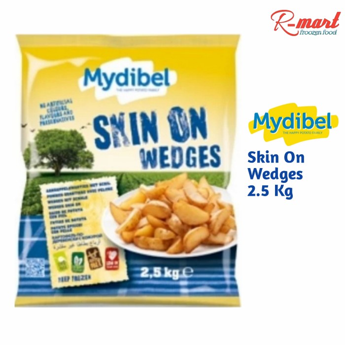 

Mydibel Skin On Wedges 2,5kg French Fries Kentang Goreng