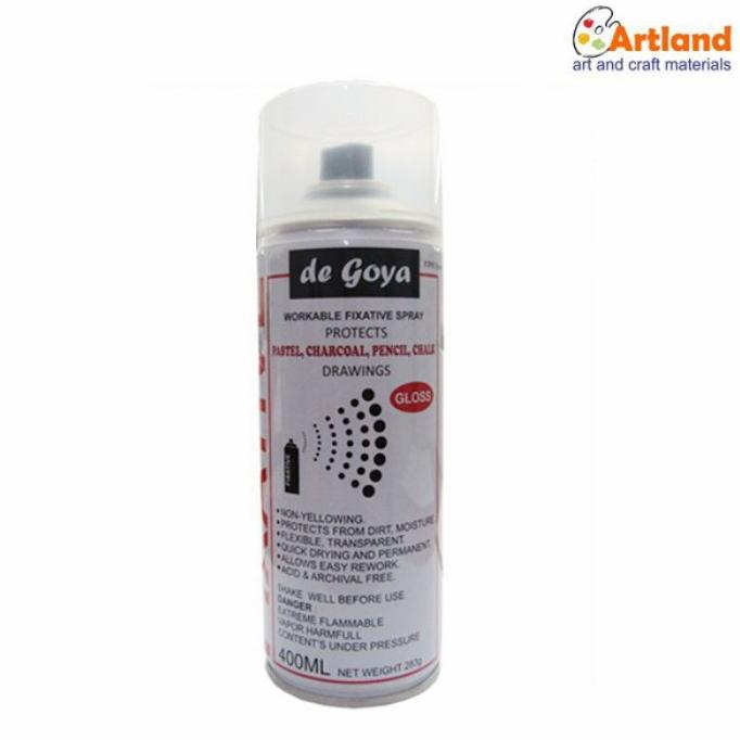 

BARANG TERBARU !!! DE GOYA DEGOYA FIXATIVE WORKABLE SPRAY CAIRAN PELINDUNG GAMBAR LUKISAN - TERLARIS