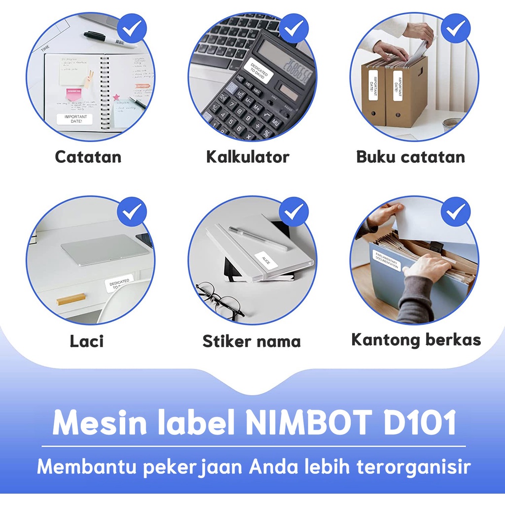 

Niimbot D101 Printer Label Lebar Maksimum 10-25Mm Printer Stiker Portabel Nirkabel Dengan Mesin