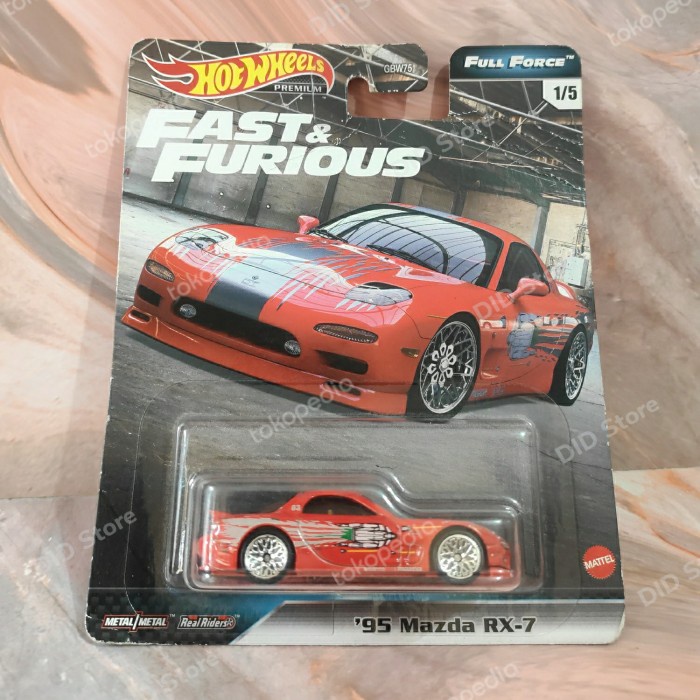 ✅COD Hot Wheels Premium 95 Mazda Rx 7 Full Force Bisa Gojek
