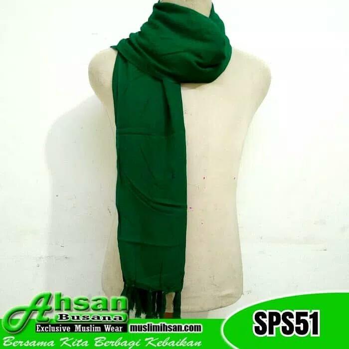 SORBAN POLOS HIJAU TUA