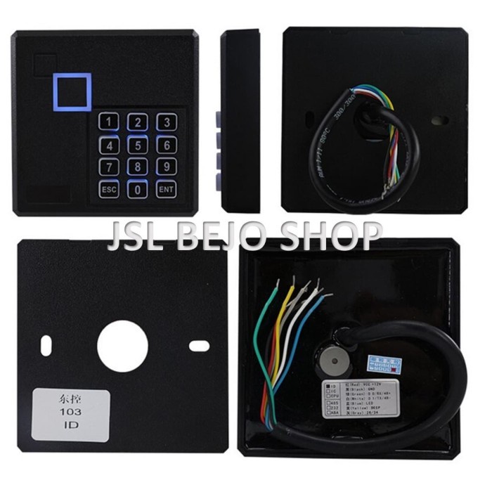 Promo Rfid Mifare 13.56Mhz Access Card Reader Keypad Led Waterproof Ktp