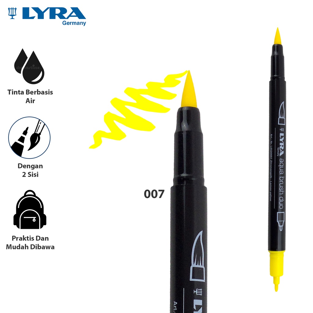 

BRUSH PEN LYRA 6520007 AQ BRUSH DUO LEMON