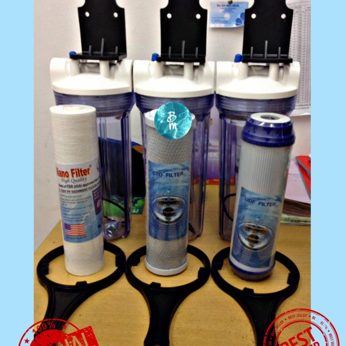 [Original] Paket Filter Air / Paket Housing 10 Inchi / Spun / Cto/ Gac Limited