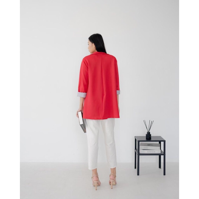 Blazer Wanita Korea Blazer Korea Set Panjang Formal Blezer Wanita Korea Blezer Kekinian