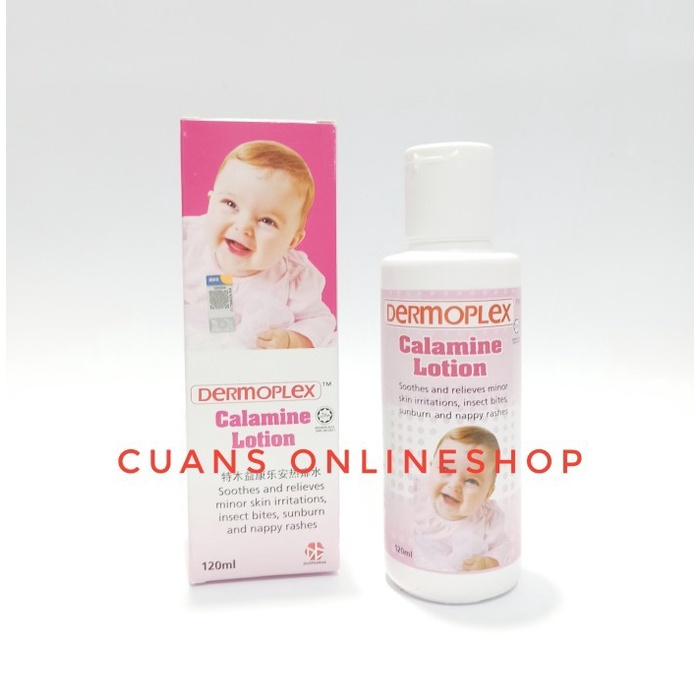DERMOPLEX CALAMINE LOTION 120 ML UNTUK BAYI BALITA BABY LOTION BAGUS