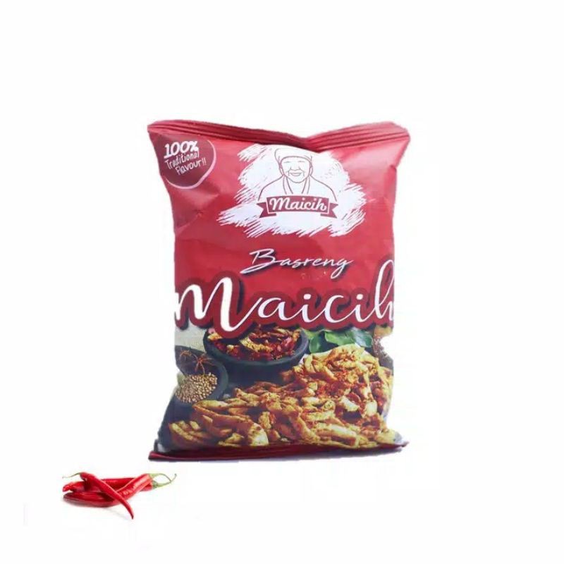 

Promo Maicih Keripik Singkong pedas Level 3 5 10 dan Basreng per karton 25 bungkus kemasan 100 gram