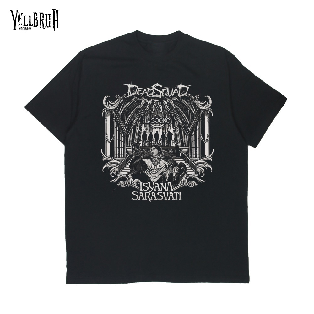 KAOS T SHIRT ISYANA X DEADSQUAD ||BAJU|PRIA|WANITA