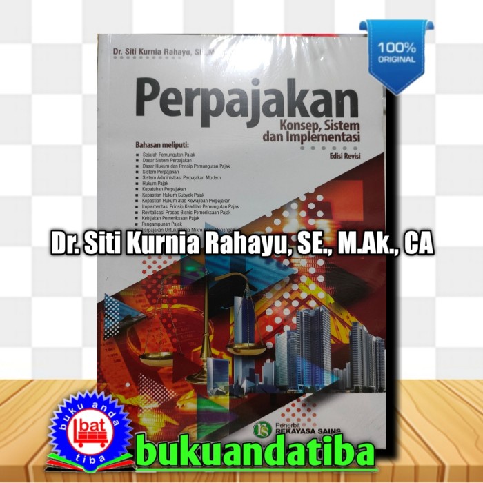 

BUKU PERPAJAKAN KONSEP SISTEM DAN IMPLEMENTASI - SITI KURNIA RAHAYU