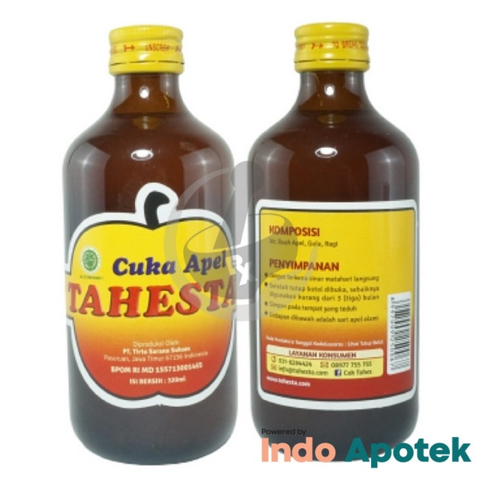 

Terlaris TAHESTA CUKA APEL 300 ML / SUPLEMEN / DAYA TAHAN TUBUH SALE