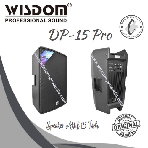 New Wisdom Dp15 Pro Speaker Aktif 15 Inch Original Dp-15 Pro Garansi
