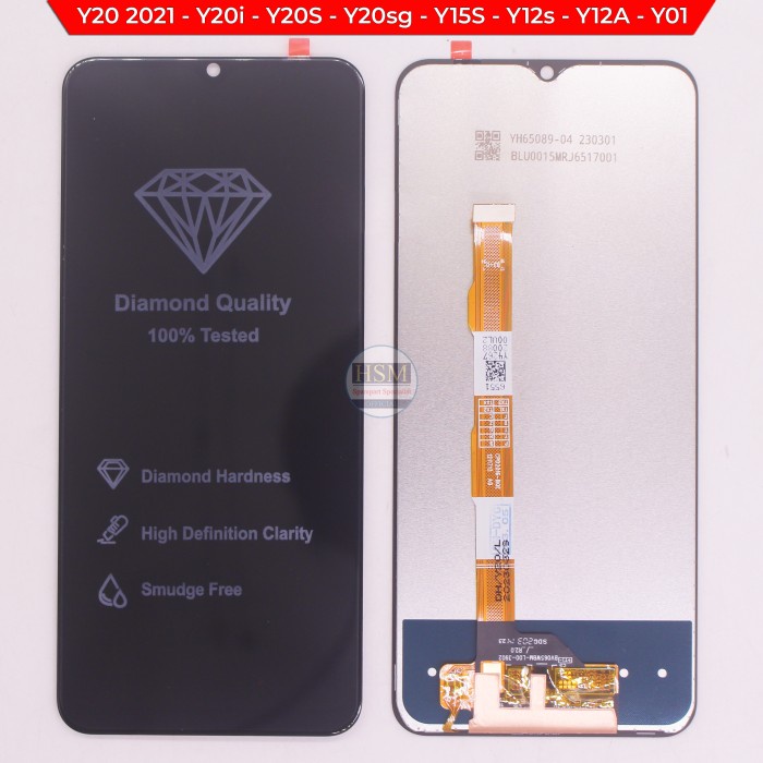 LCD VIVO Y12S/Y15S/Y20 2021/Y20i/Y20S/Y20SG/Y12A FULLSET ORI OEM