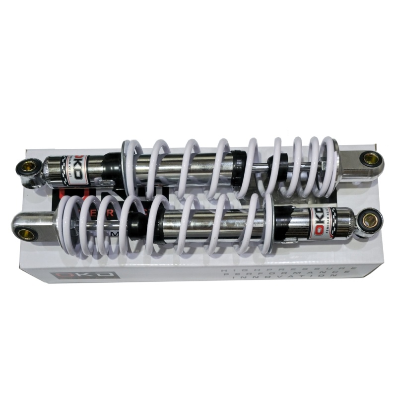 SHOCK BELAKANG 340 MM OKD CHROME PUTIH