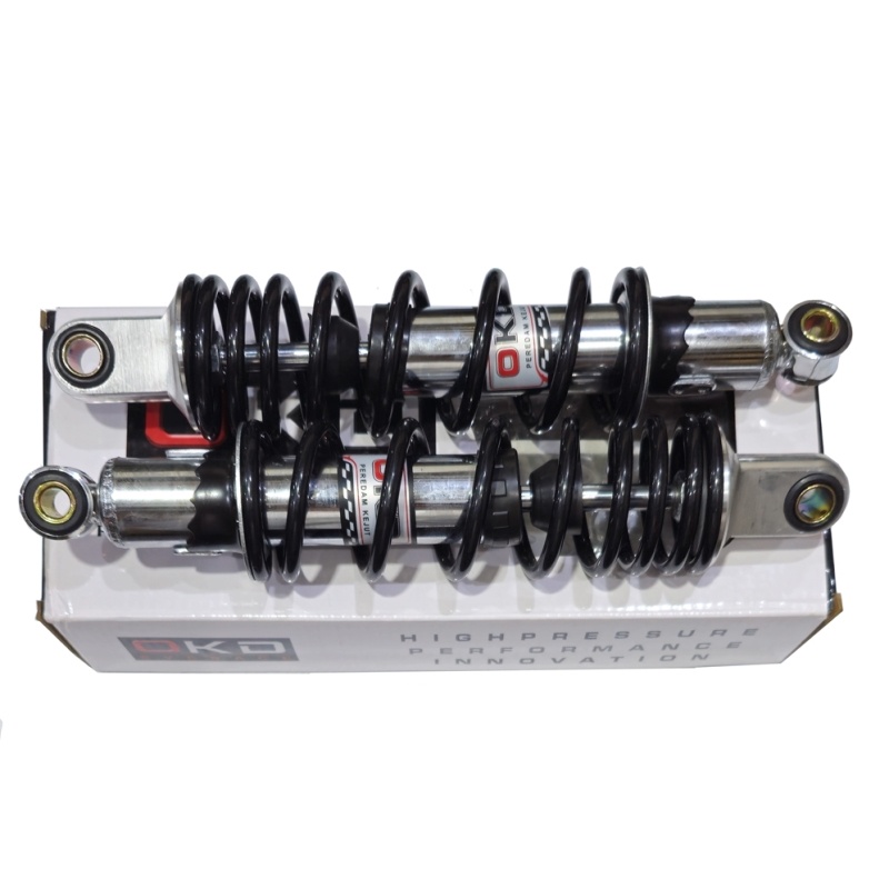 SHOCK BELAKANG 280 MM OKD CHROME HITAM