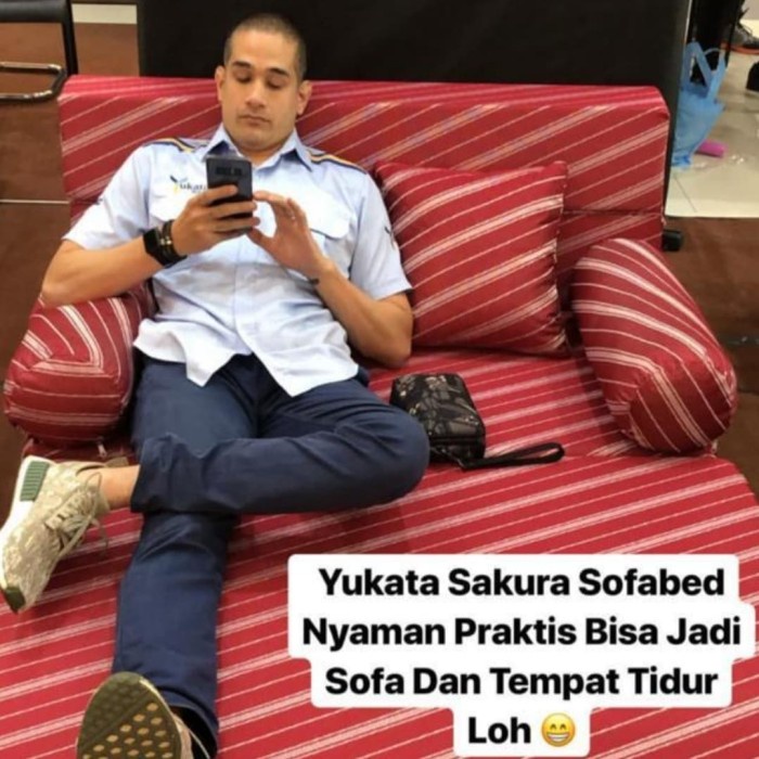 Terlaris Sofabed Inoac Yukata Sakura Uk 200X120X20