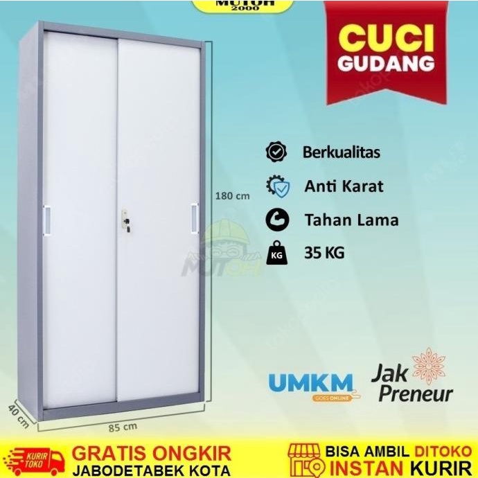 

Trend Harga Grosir | Lemari Arsip Besi Full Plat - Pintu Plat Sliding Geser Terbaik