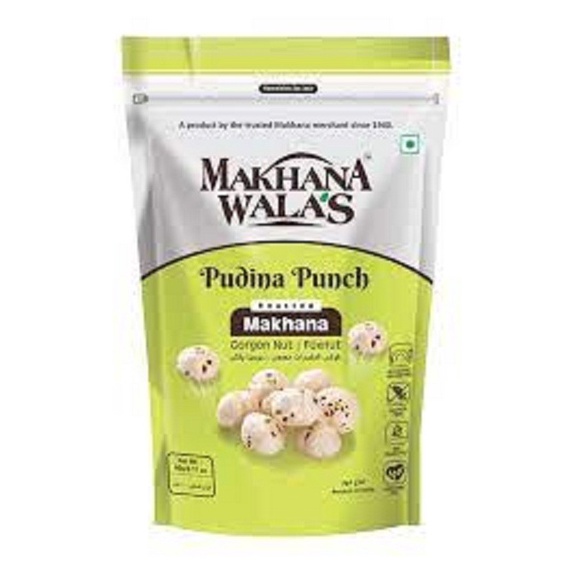 

$+$+$+$+] MAKHANA WALAS PUDINA PUNCH ROASTED 60G