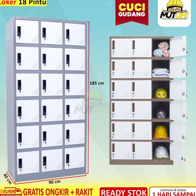 

Big Sale Loker Locker Besi 18 Pintu Full Plat Lc18P Limited Edition