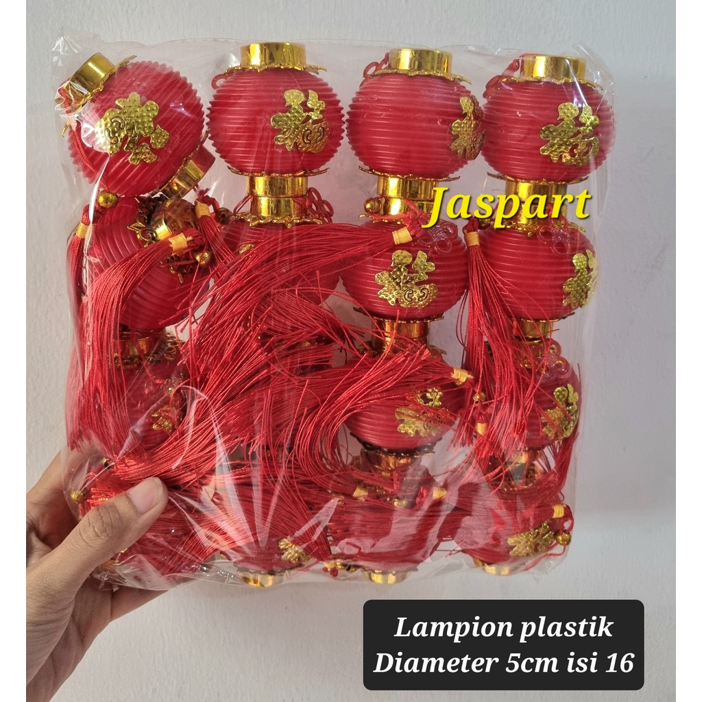 LAMPION IMLEK FUK FU LAMPION IMLEK MERAH LAMPION PLASTIK MERAH